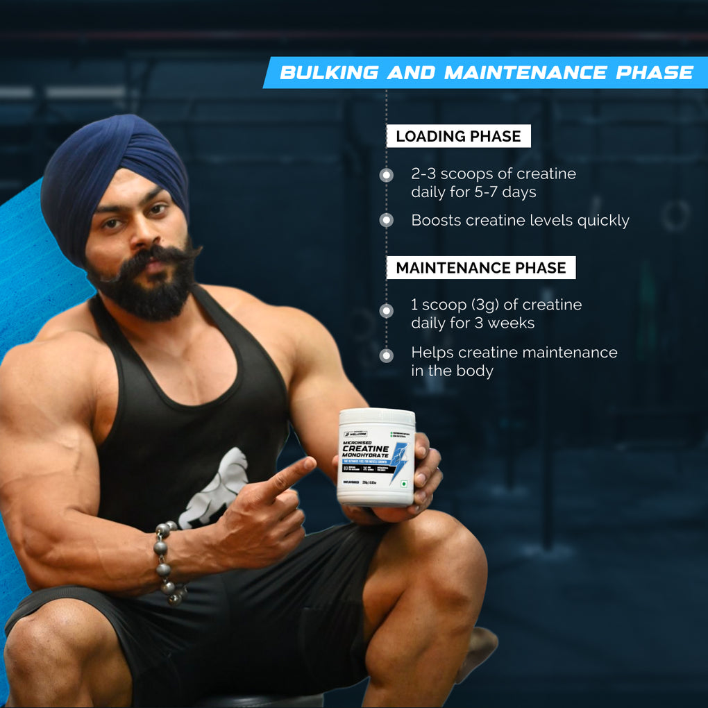 Wellcore - Micronised Creatine Monohydrate (250g, 83 Servings)