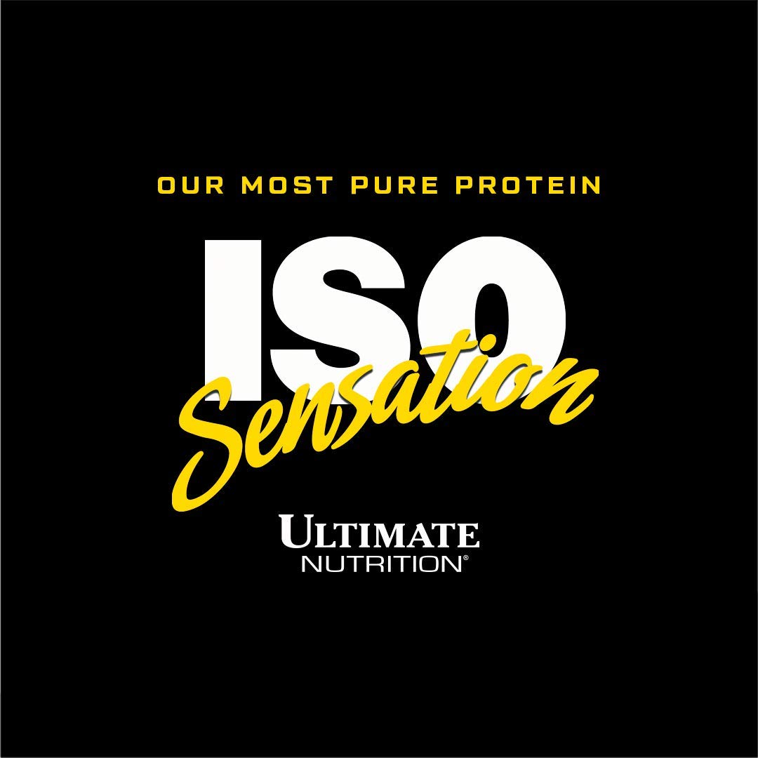 Ultimate Nutrition Iso Sensation Whey Protein (5 pounds, Chocolate Fudge)