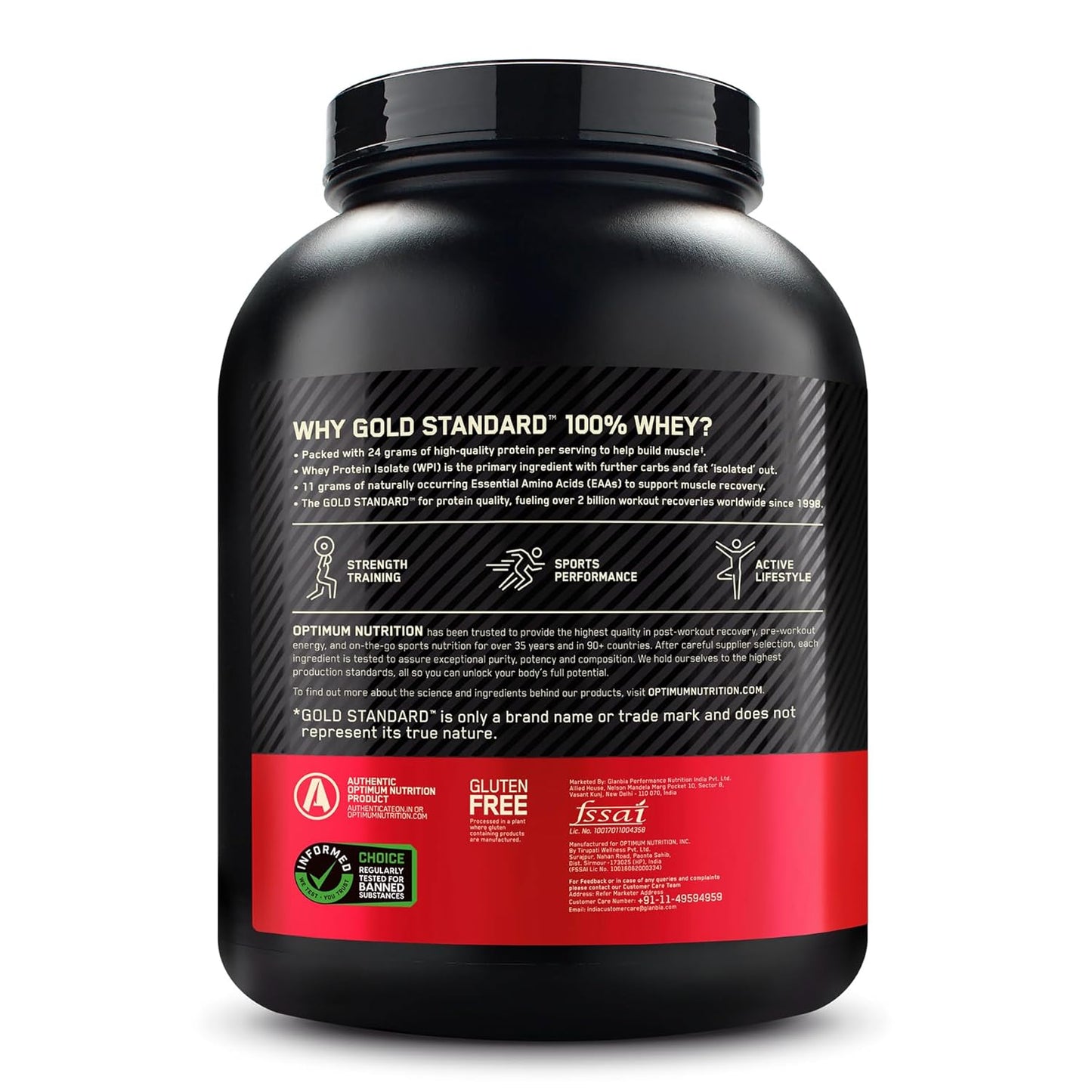 ON Gold Standard 100% Whey Protein Powder | Double Rich Chocolate | 5 lbs