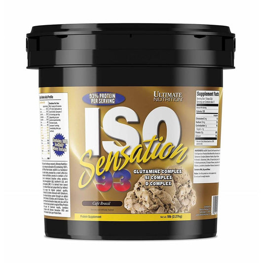 Ultimate Nutrition Iso Sensation Whey Protein (5 pounds, Chocolate Fudge)